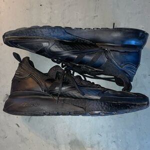 Adidas black on black sneakers Men’s athletic sneakers